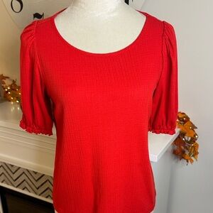 LC Lauren Conrad Scarlet Blouse